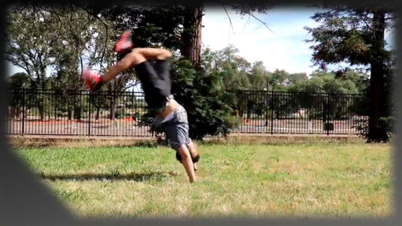 Teaching Myself The Front Handspring Vlog