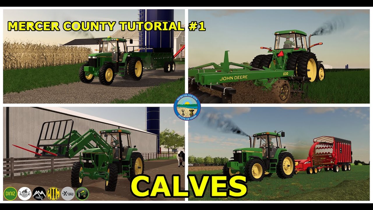 FS19|Mercer County Tutorial #1: Calves