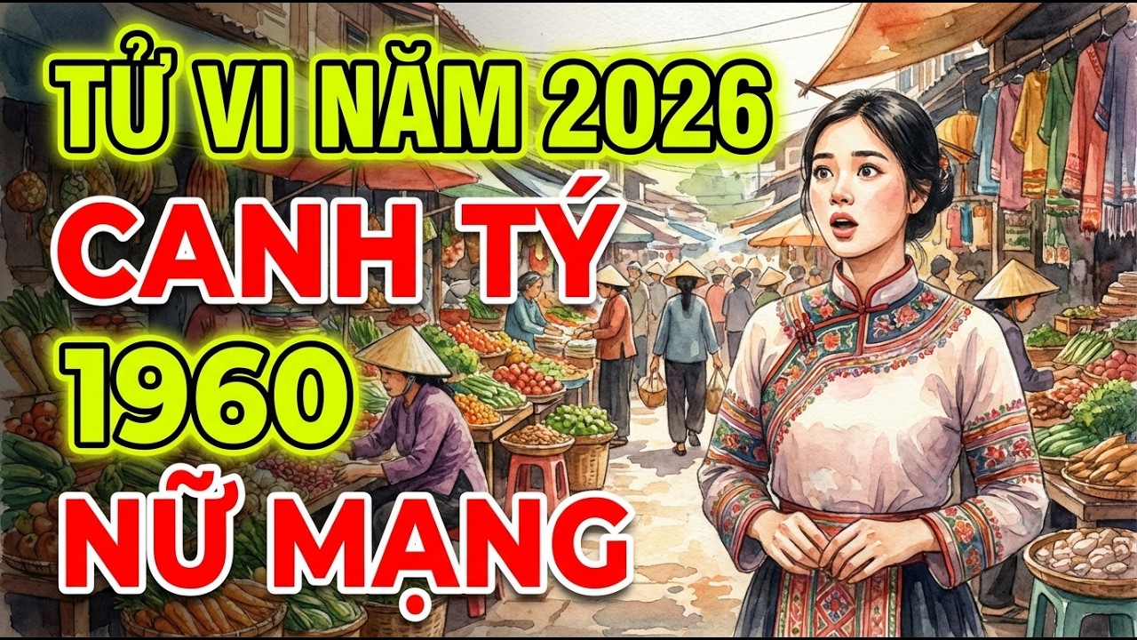 Tử Vi Tuổi Canh Tý 1960 Nữ Mạng Năm 2026: Sao Thái Âm Chiếu Mệnh, Tài Lộc Hanh Thông