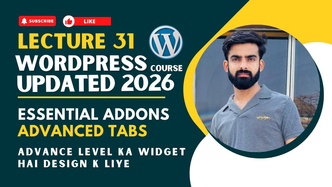 Essential Addons Advanced Tabs Widget Tutorial | Elementor Tabs (Step by Step) #advancedtabs
