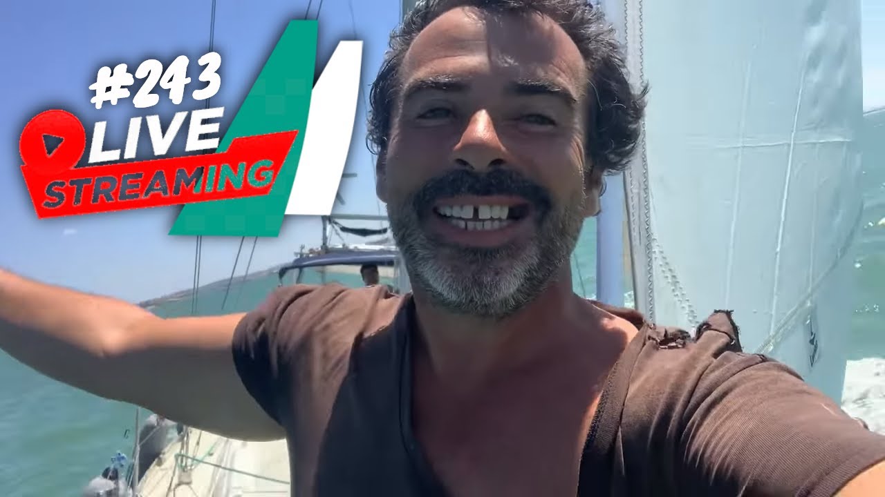Marviviendo live #243 ciñendo a rabiar en un velero Moody 35 Biquilla ( Bilge keel )
