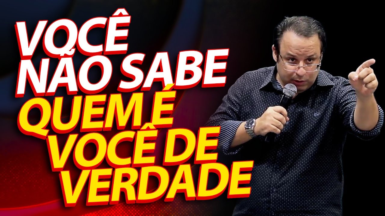 Você não sabe quem é você de verdade. Naquele dia mal você será confrontado. (Felipe Seabra)