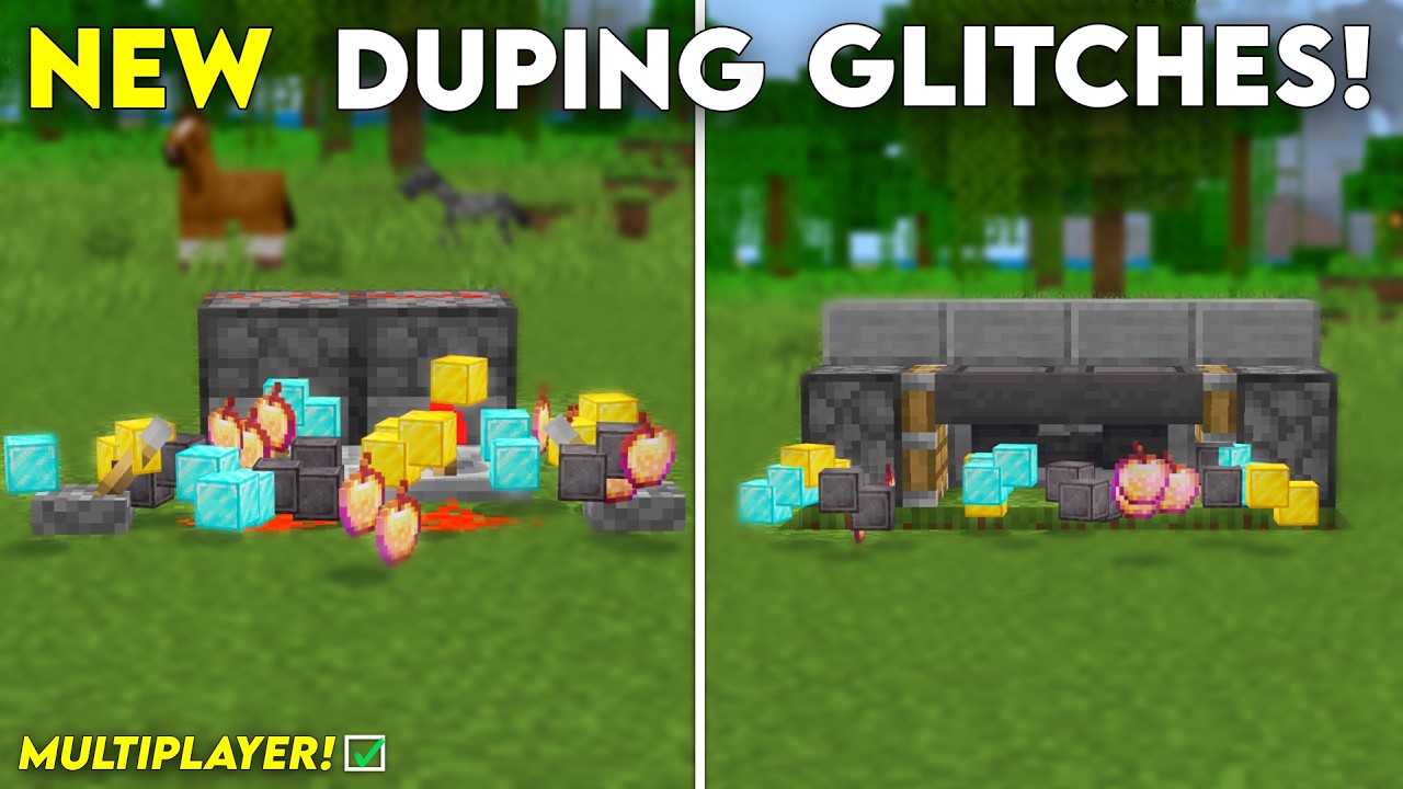NEW! Top 3 Item Duplication Glitches Minecraft Bedrock v26.10+! (Easy Survival)