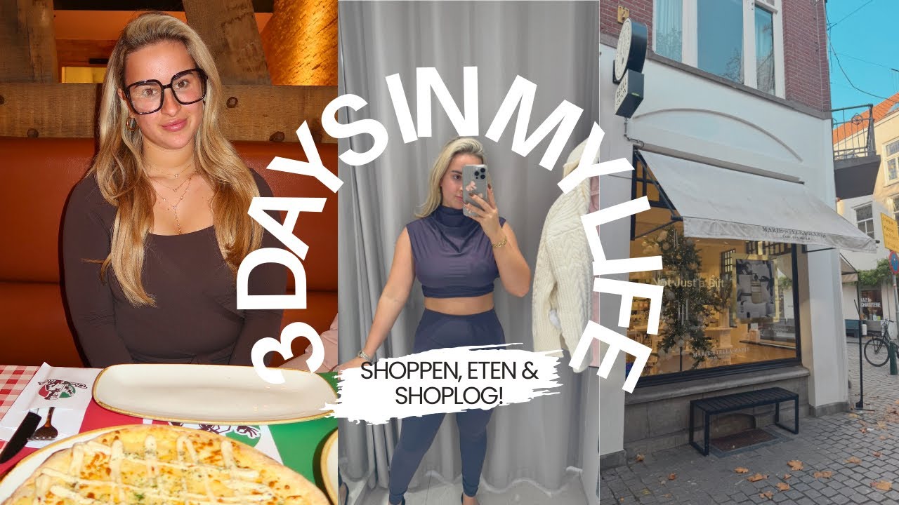 SHOPPEN, ETEN & SHOPLOG (En nog meer shoppen en eten 🤪) VLOG #17 