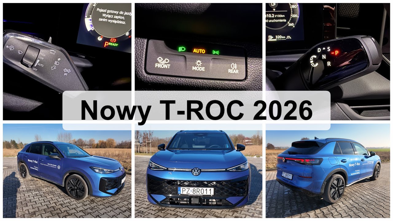 Nowy Volkswagen T-Roc 2026 🚗 Prezentacja | Digital Cockpit, DSG | Co nowego ?