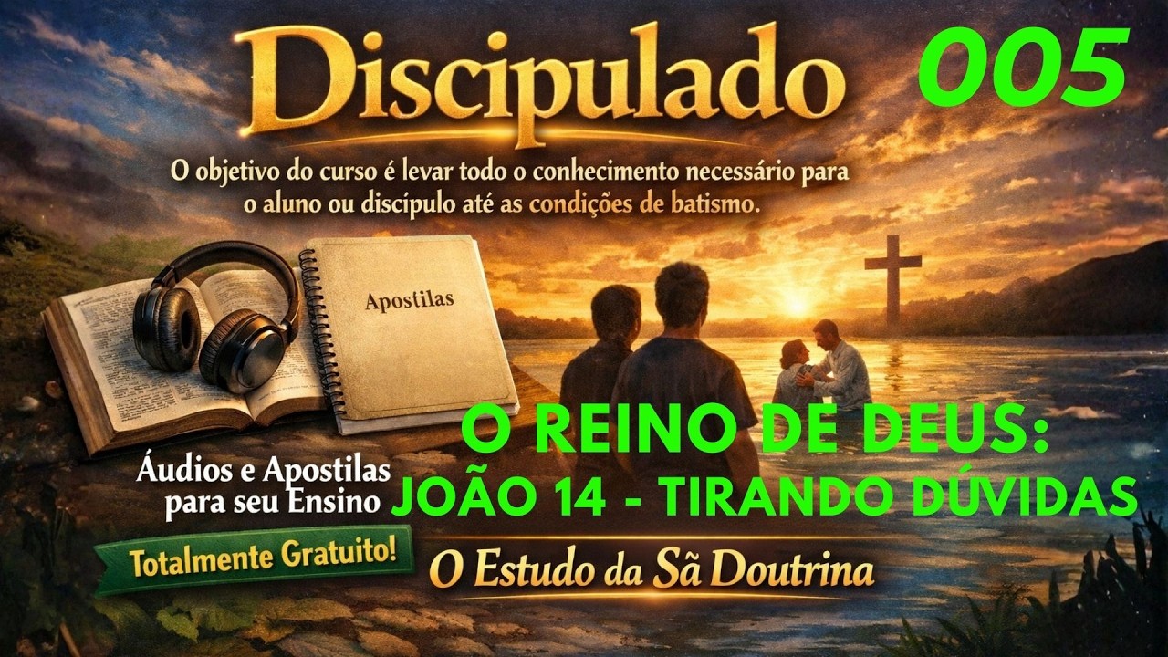 005- O REINO - João 14  - Tirando dúvidas📖