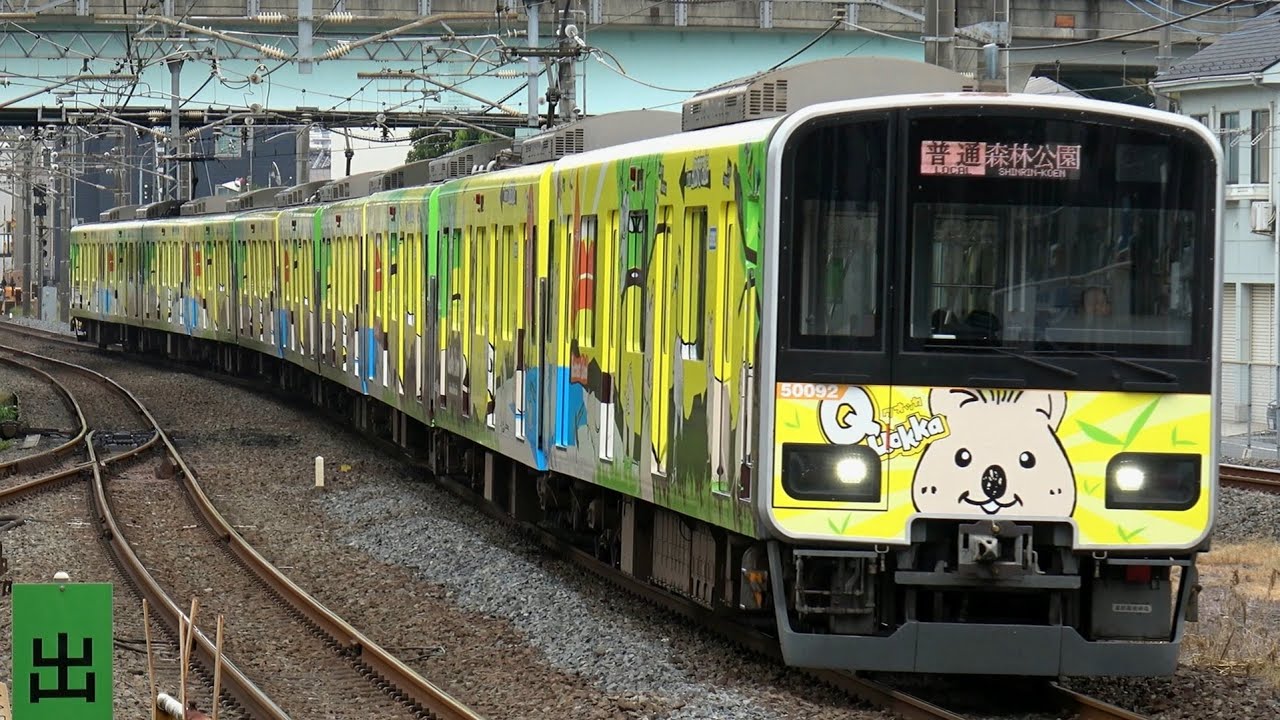 #046【東武】50090系51092F『クォッカトレイン』ラッピング列車 10/13～運行開始！ ／ ”ニコニコ” 笑顔やしあわせを運ぶ黄色い電車 (2025/10/15)