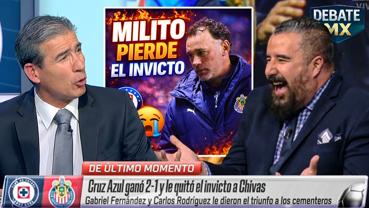 ¡Cruz Azul vence a Chivas y le quita el INVICTO! La Prensa MEXICANA Se BURLA de MILITO x la Derrota