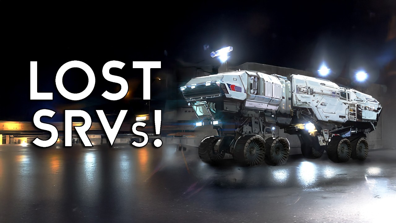 Elite Dangerous Lost SRVs – Colossal Hauler & A CITY On Tracks