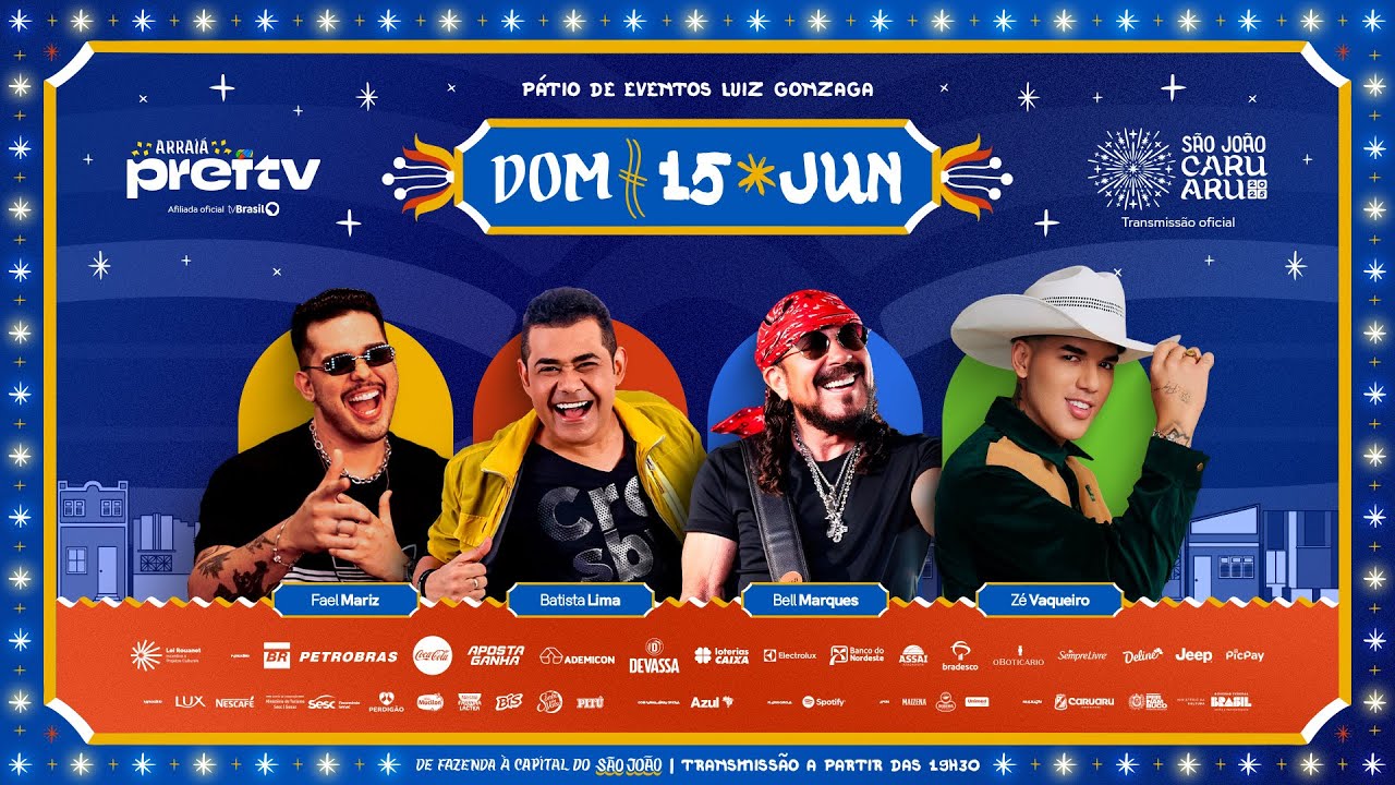 #SãoJoãoDeCaruaru | Pátio de Eventos 15/06/25