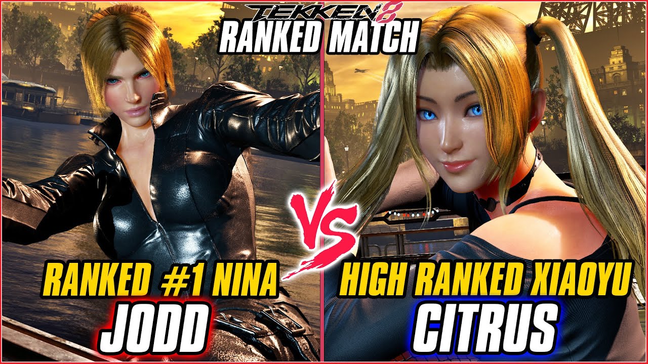 TEKKEN 8 ▰ JODD (#1 Ranked Nina) vs CITRUS (Xiaoyu) ▰ T8 HIGH LEVEL GAMEPLAY