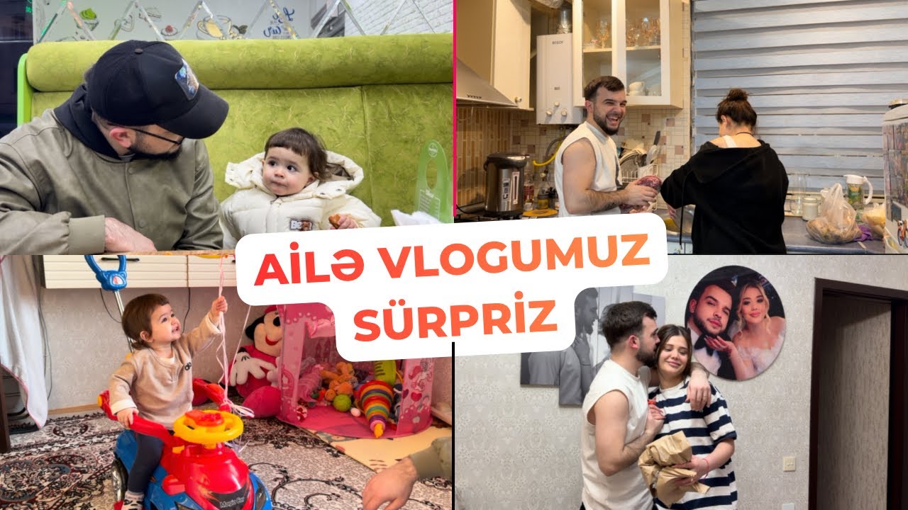 ATAMIZA HƏDİYYƏMİZİ VERDİK😍ALIŞ-VERİŞLİ VLOG🤌🏼🥰