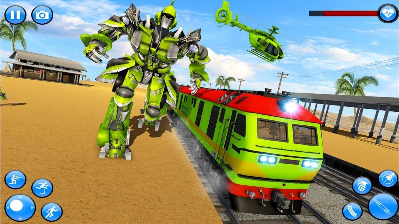 Grand Train Robot Transformation | Robot Games - Android Gameplay