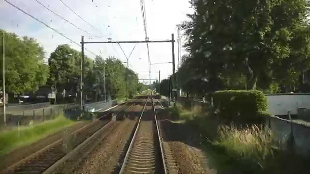 [cabinerit] A train driver's view: Sittard - Heerlen, VIRM, 23-Jun-2014.