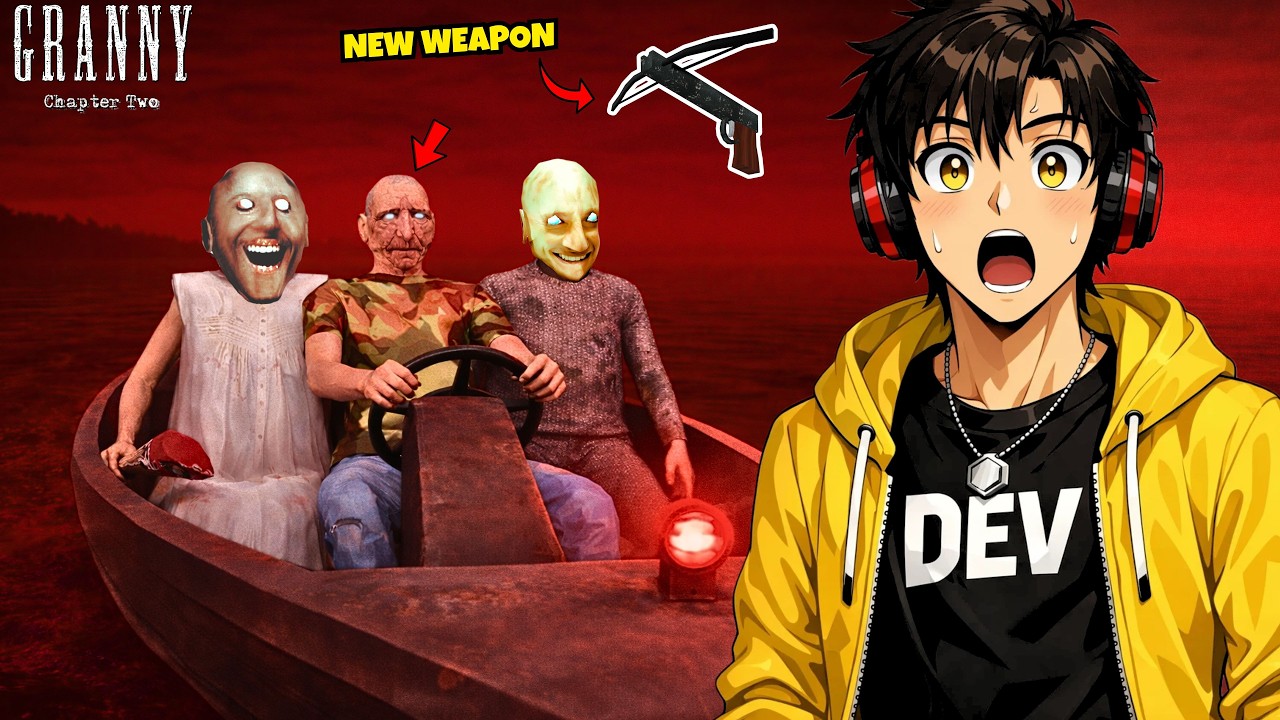 I STOLE GRANNY'S BOAT IN GRANNY CHAPTER 2 REIMAGINED 😱 | NIGHTMARE MODE