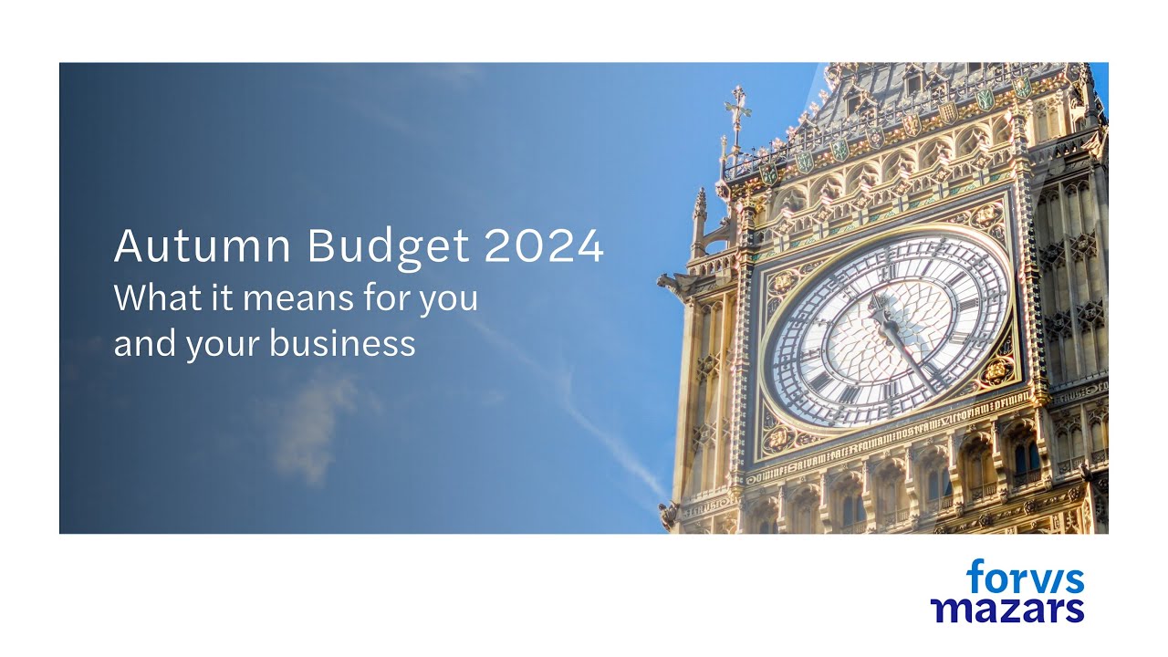 Autumn Budget 2024: Summary