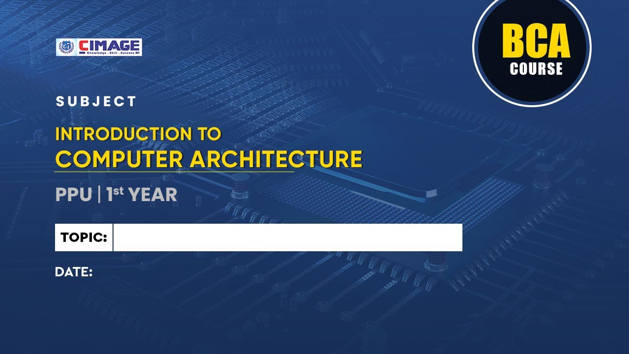 Intro. to Computer Architecture-BCA PPU 1ST YR- Pin diagram of Intel 8086 (Contd...)-11/02/2022