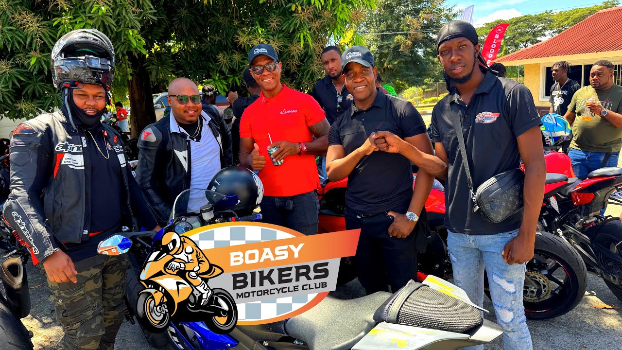 Meeting the Commisioner of Police! BIGZ RUSH BIKESHOW IN OCHO RIOS - BOASY BIKERS INVASION - PART 1
