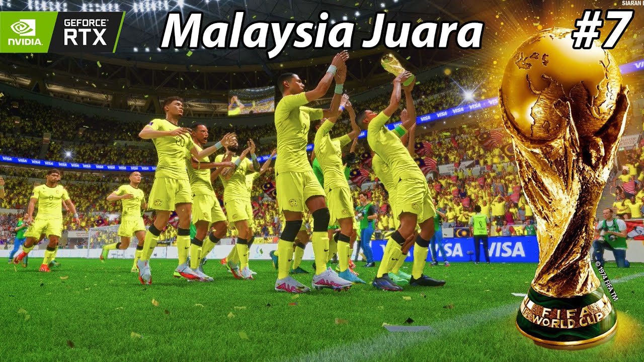 FIFA 23  Malaysia Juara! Piala Dunia | FIFA World Cup 2022 | gameplay