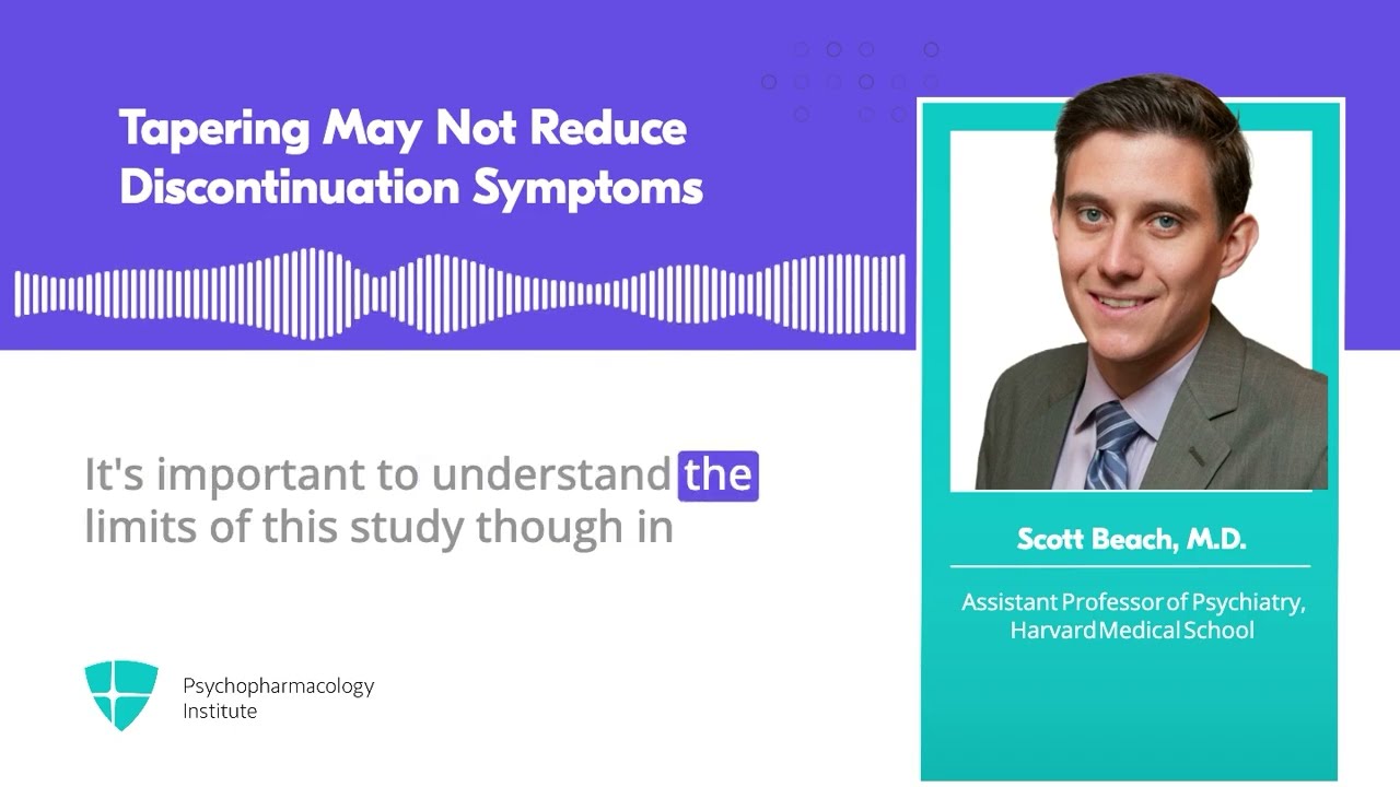 Which Antidepressants Have the Highest Risk of Discontinuation Symptoms?