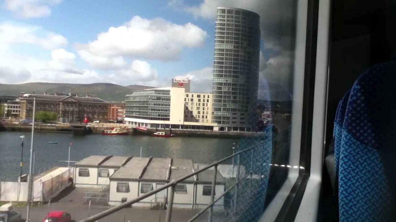 Belfast central to yorkgate taken onboard caf 4000 unit number 4013