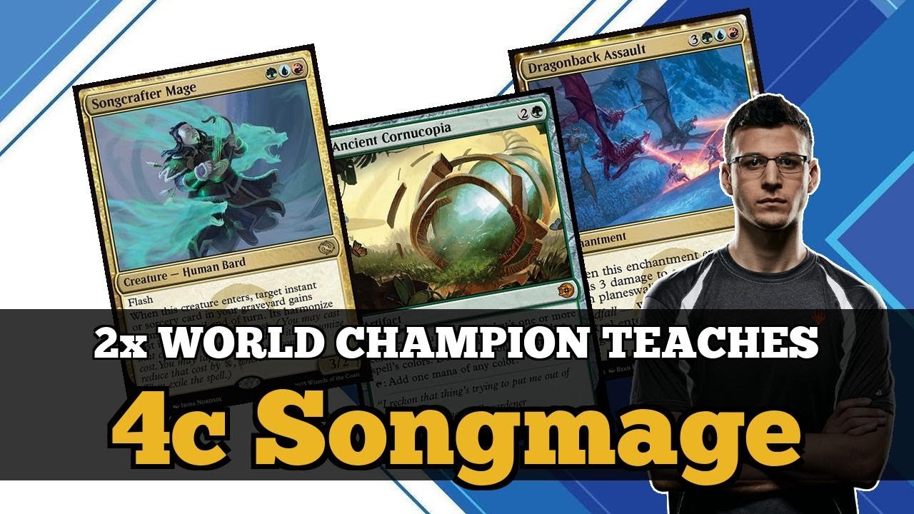 How To Play: 4c Songcrafter (Deck Tech & Gameplay)  | 4c Songmage | Standard Bo3 | Mythic Rank | M