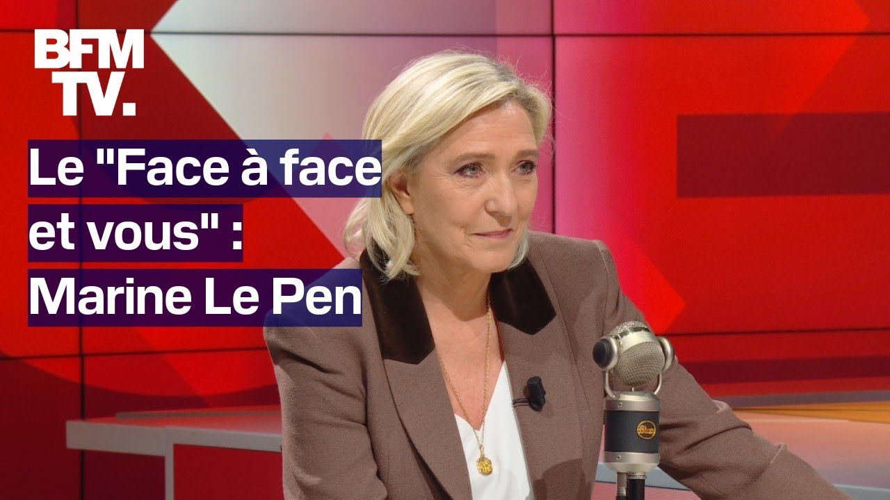 Mineurs délinquants, Russie, Sciences Po… l'intégralité de l'interview de Marine Le Pen