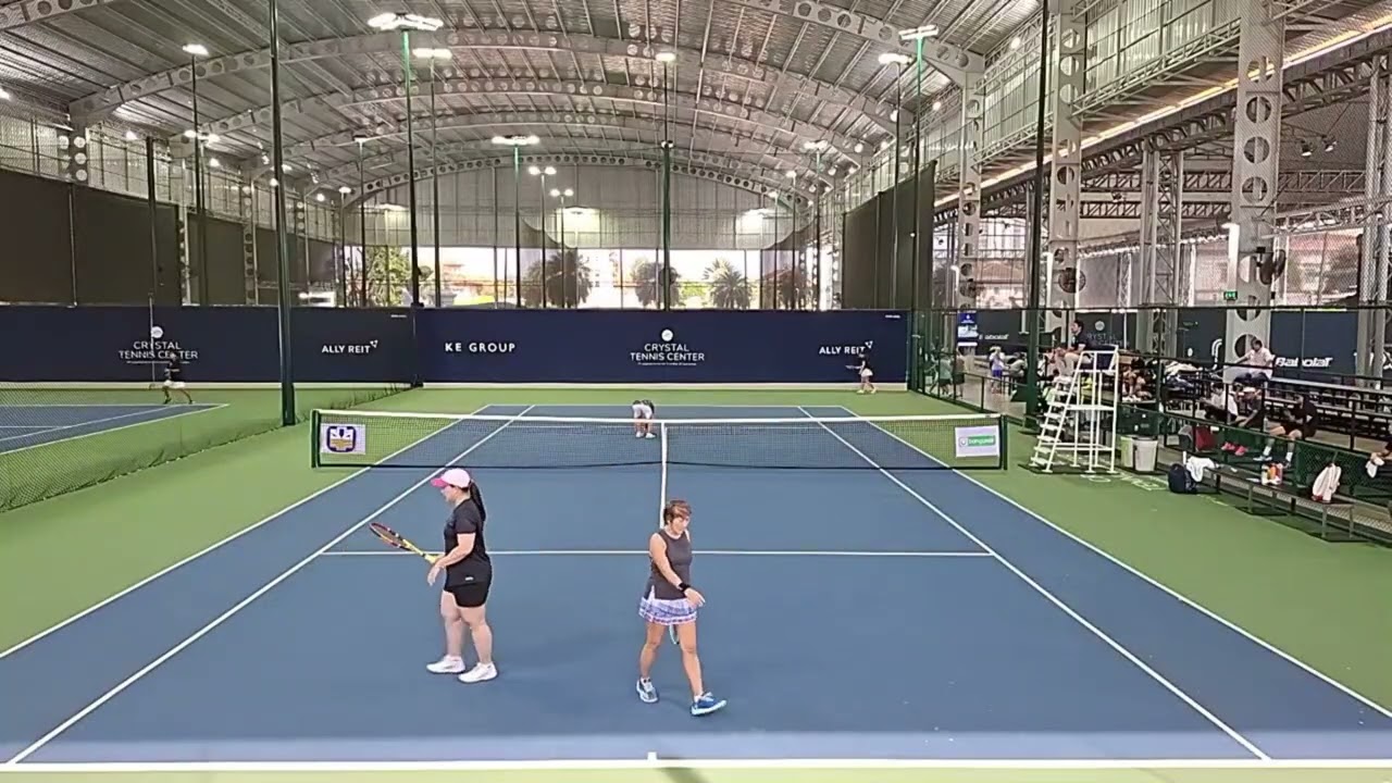 #tennis Senior#Master68 หญิงคู่ A RR3 รัสรินทร์-กฤษณลัญจน์VS เนาวรัตน์-จิรศุดา