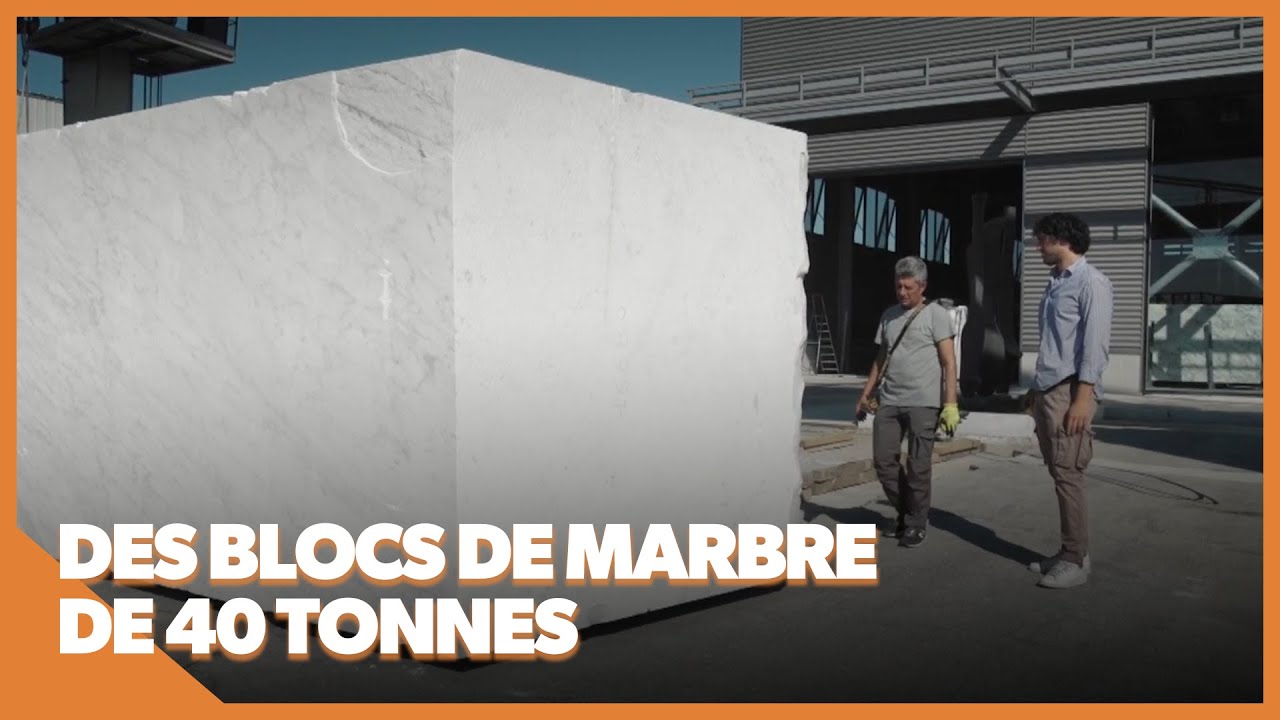 L'extraction compliquée du marbre dans les carrières
