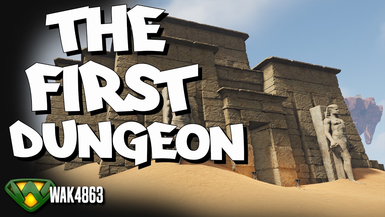 The First Dungeon You should do Soulmask Shifting Sands