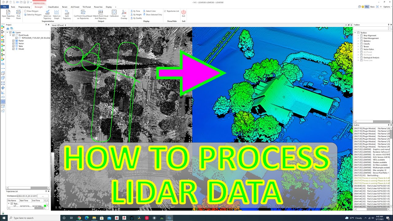 How to process TopoDrone Lidar data from start to finish.