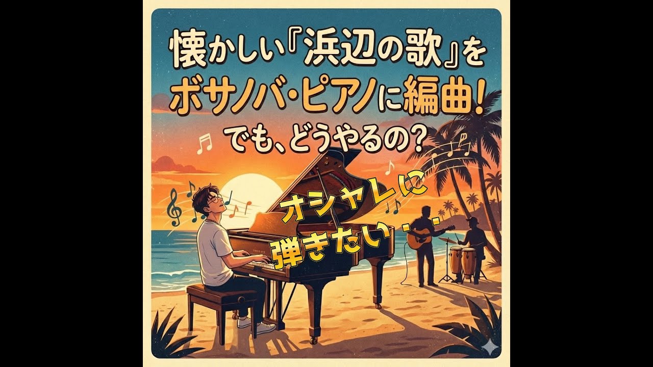 懐かしい曲がオシャレなボサノバピアノに変身！