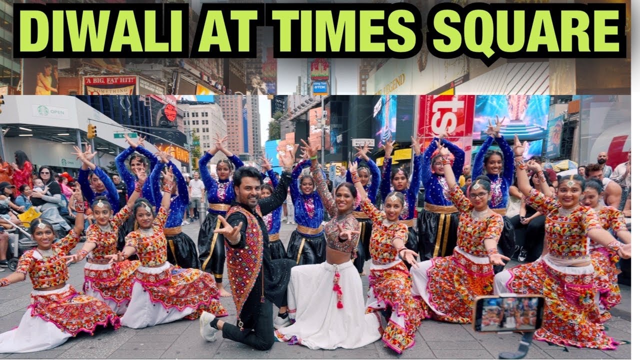 Diwali At Times Square | Celebrating Diwali In America | Shivaay Dance Academy | Diwali 2023