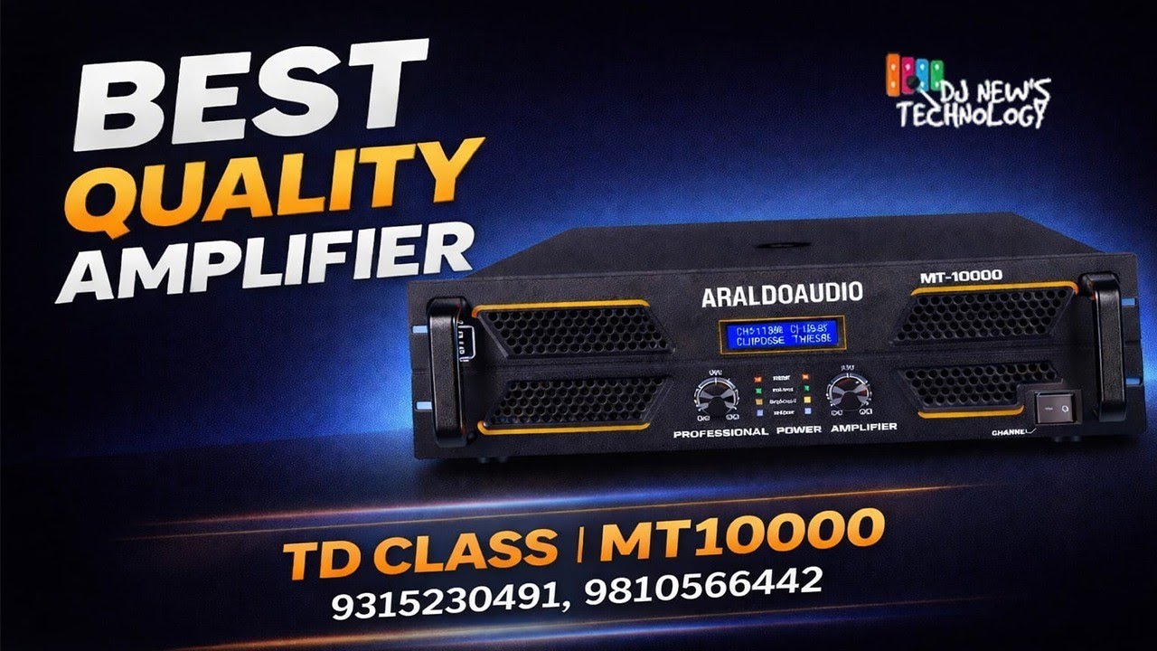 Araldo Audio best quality amplifier td class model number Mt 10000 2ch 12000w best quality