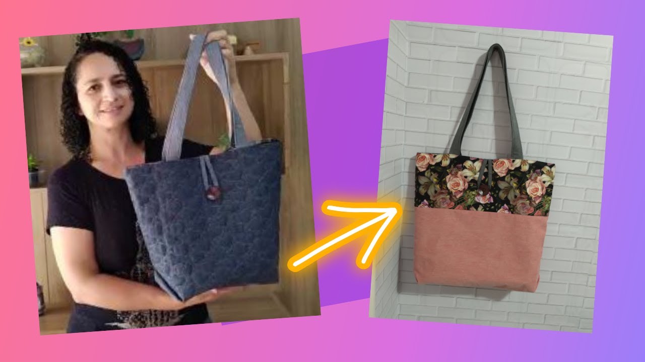 BOLSA DUPLA FACE PARA INICIANTES PASSO A PASSO 🌸
