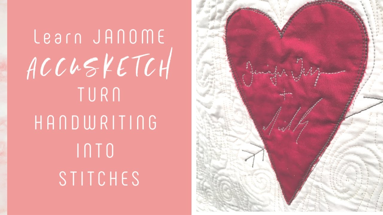 How to use Janome Accusketch with Skyline S9 Indigo