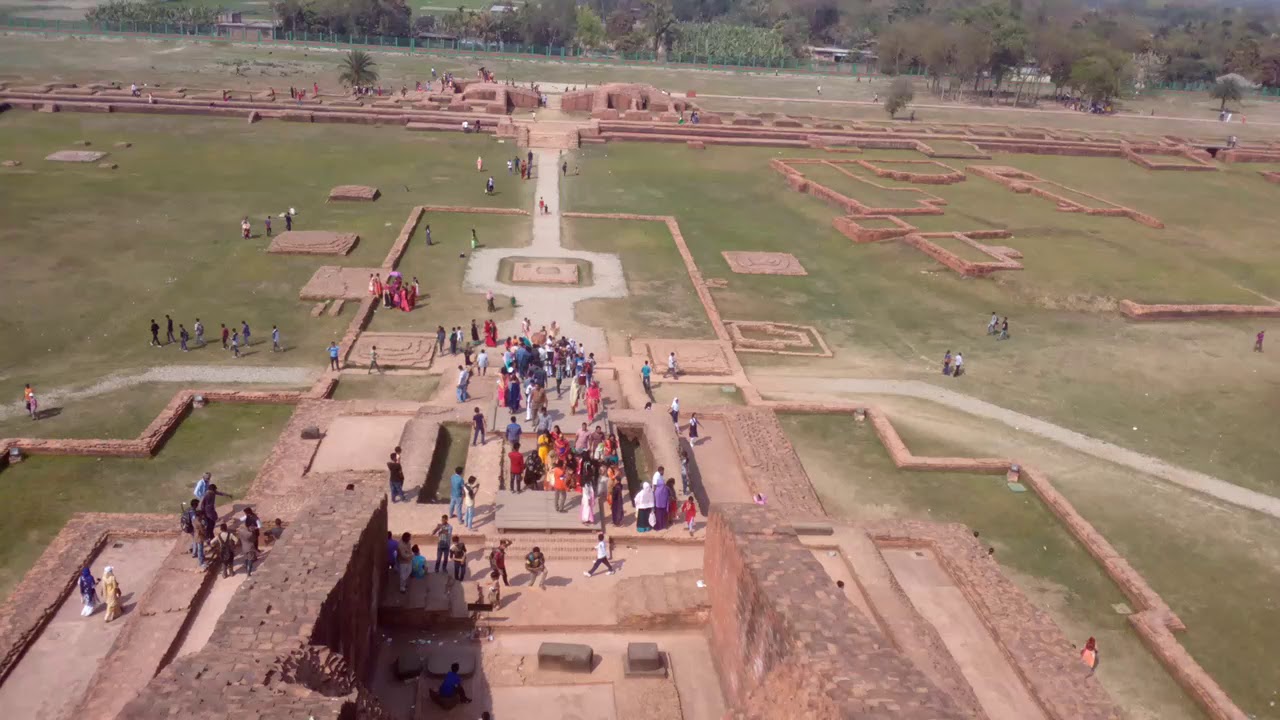 Paharpur Buddhist Bihar: Top view || Shompur Mahavhihar || A Short Video || Incredible Bangladesh
