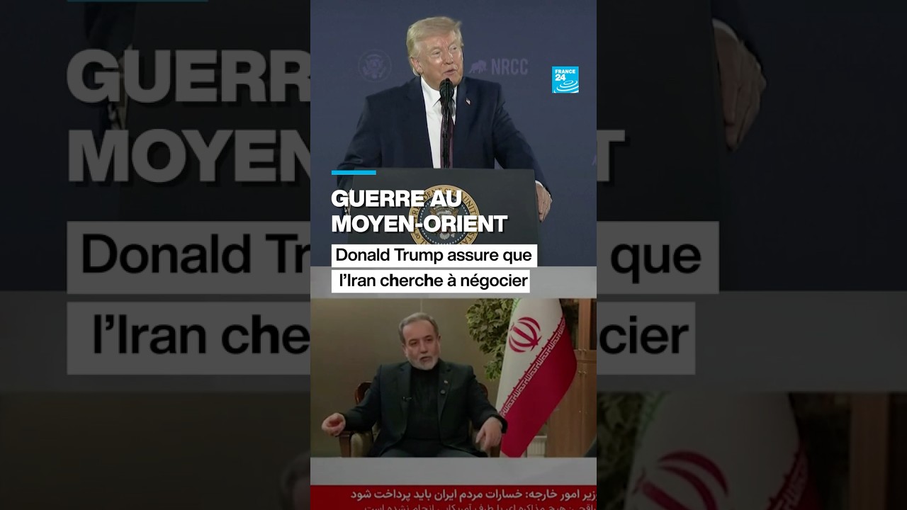 Guerre au Moyen-Orient&nbsp;: Donald Trump assure que l&rsquo;Iran cherche &agrave; n&eacute;gocier &bull; FRANCE 24