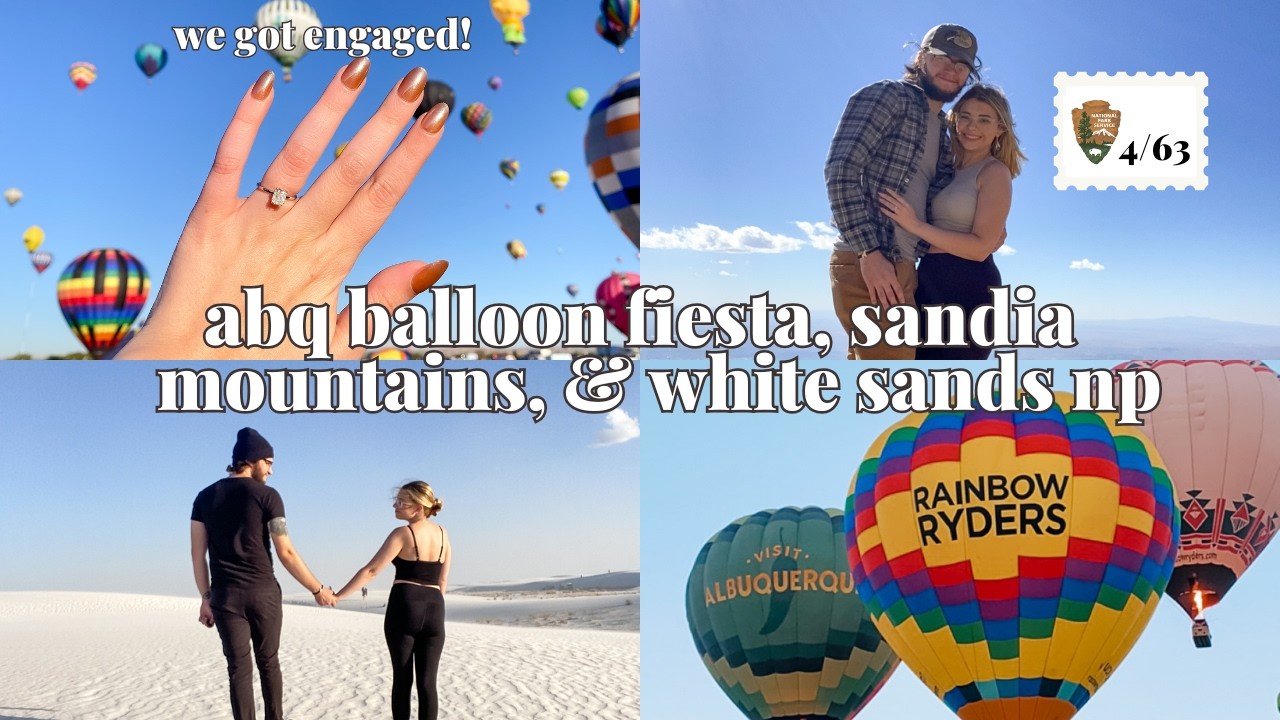 NEW MEXICO VLOG 2023 —ALBUQUERQUE, BALLOON FIESTA, THE SANDIAS, + WHITE SANDS | KATIE COLLINS-BEAN