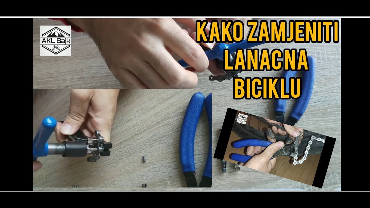 Kako zamijeniti lanac na biciklu?