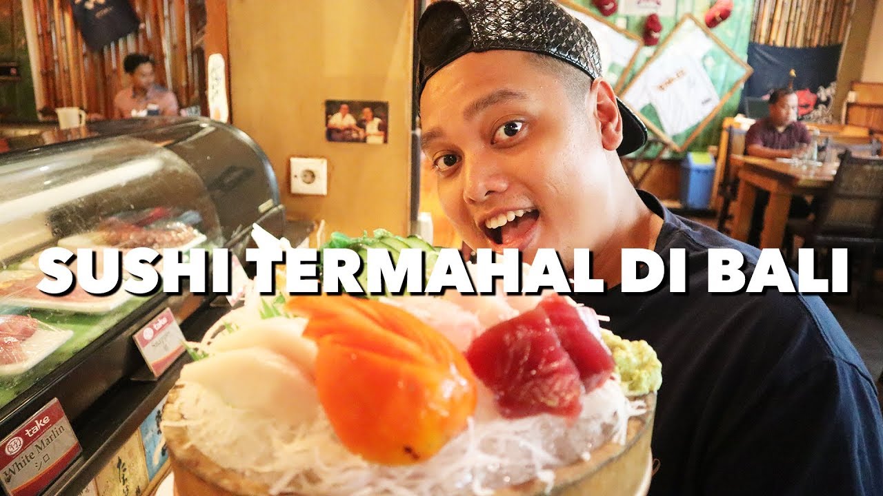 NYOBAIN SUSHI PALING MAHAL DI BALI, ADA LOBSTER SASHIMI-NYA !!