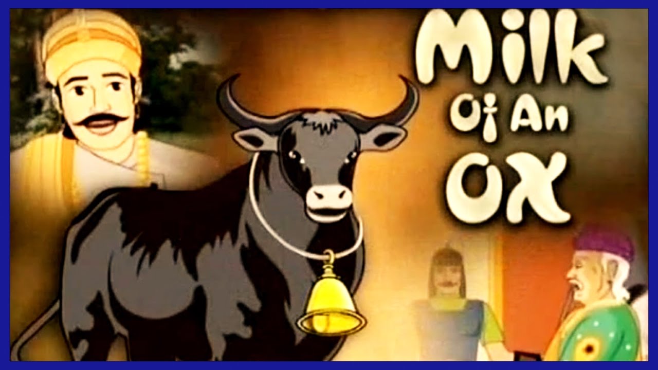 Akbar And Birbal In Tamil | Milk of An Ox |  Animated Stories For Kids | Rhyme4Kids