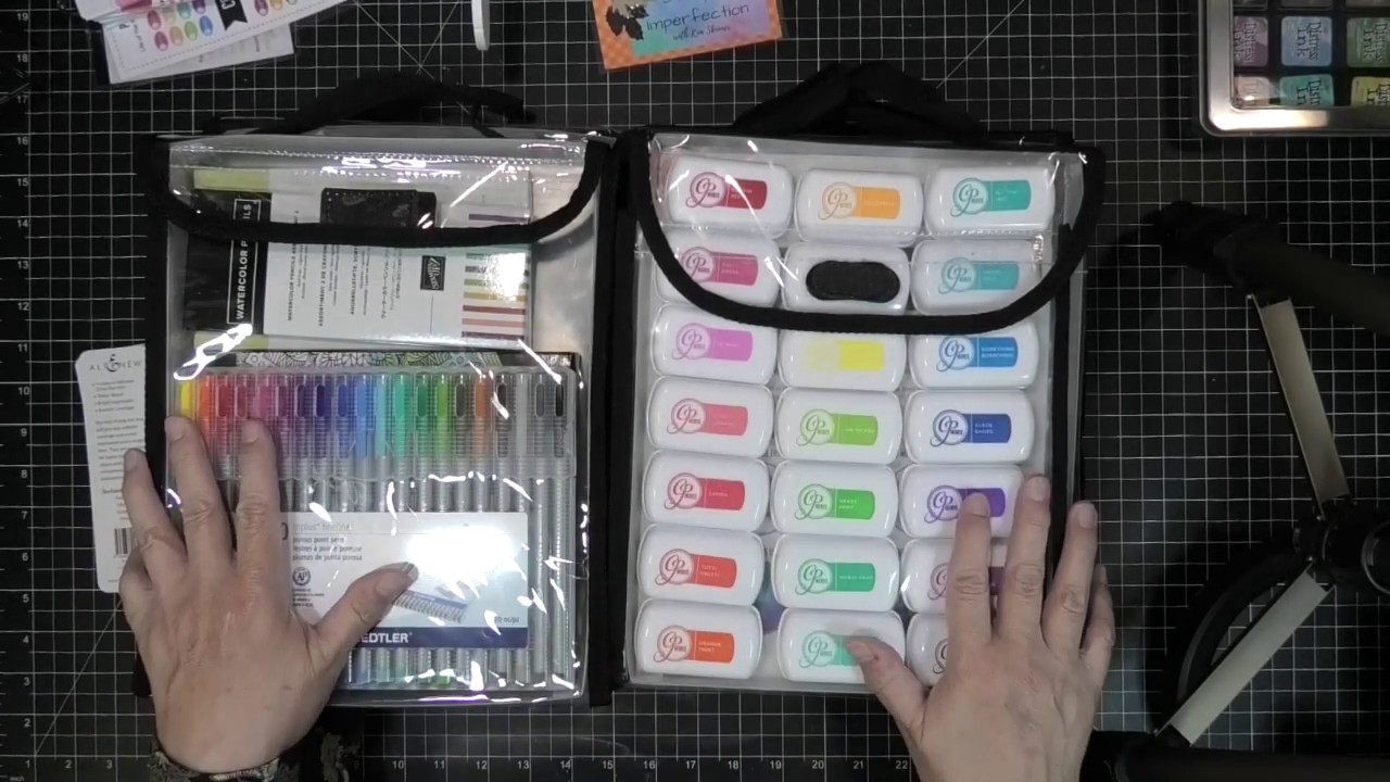 Wood Stamp and Mini Ink Cube Organization and Cataloging Tips