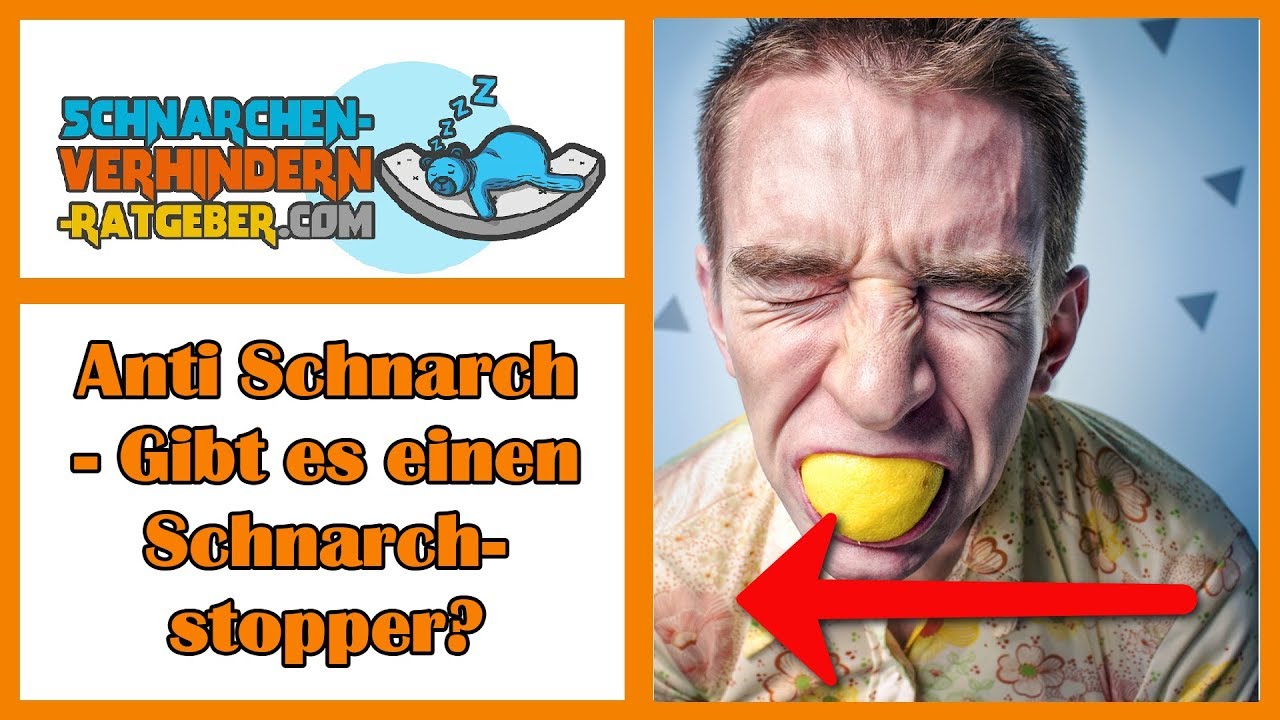 Anti Schnarch - Gibt es einen Schnarchstopper ⛔