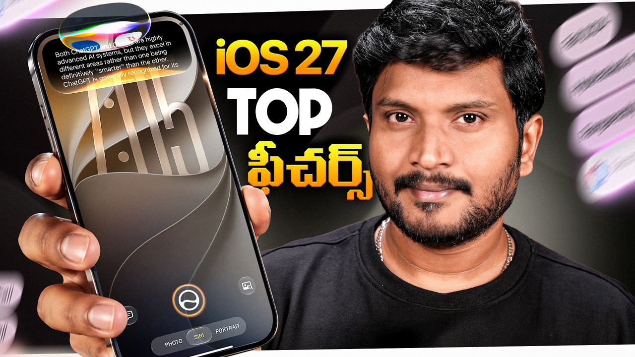 iOS 27 Top Features 🔥 Siri AI, New Features & Hidden Changes!