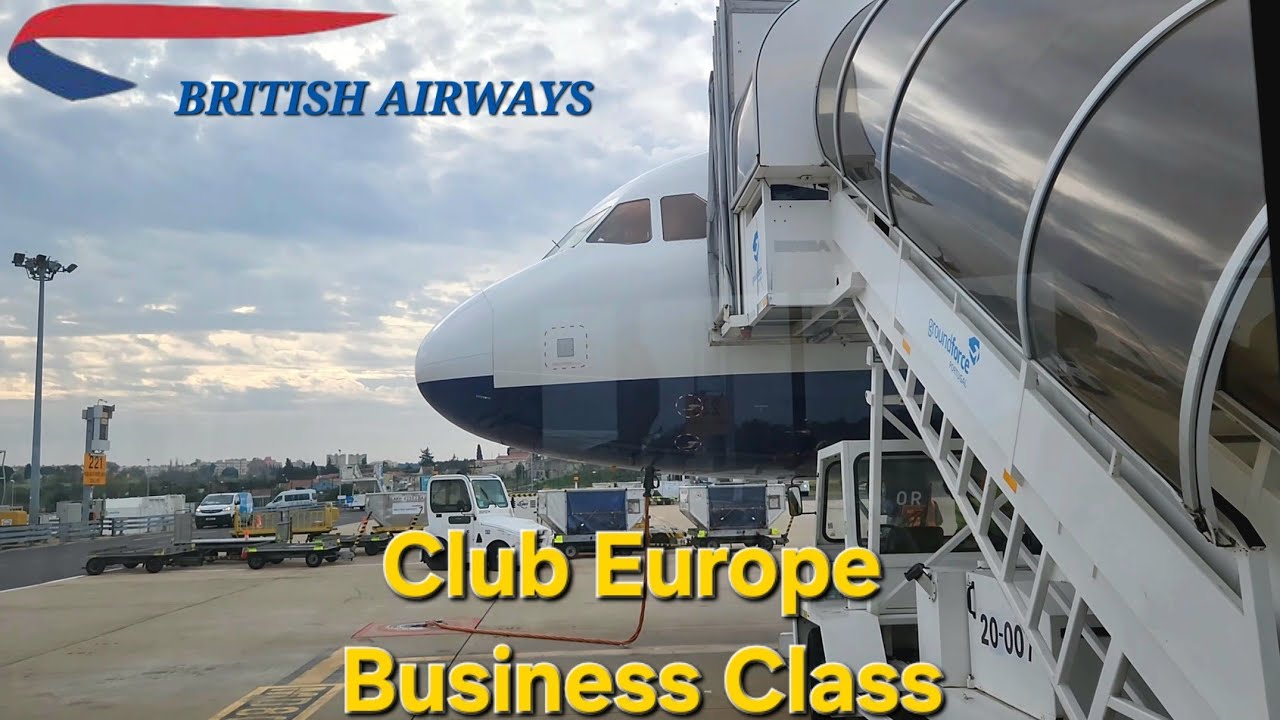 British Airways BA500 | London Heathrow to Lisbon | Airbus A321NEO | Club Europe Business Class