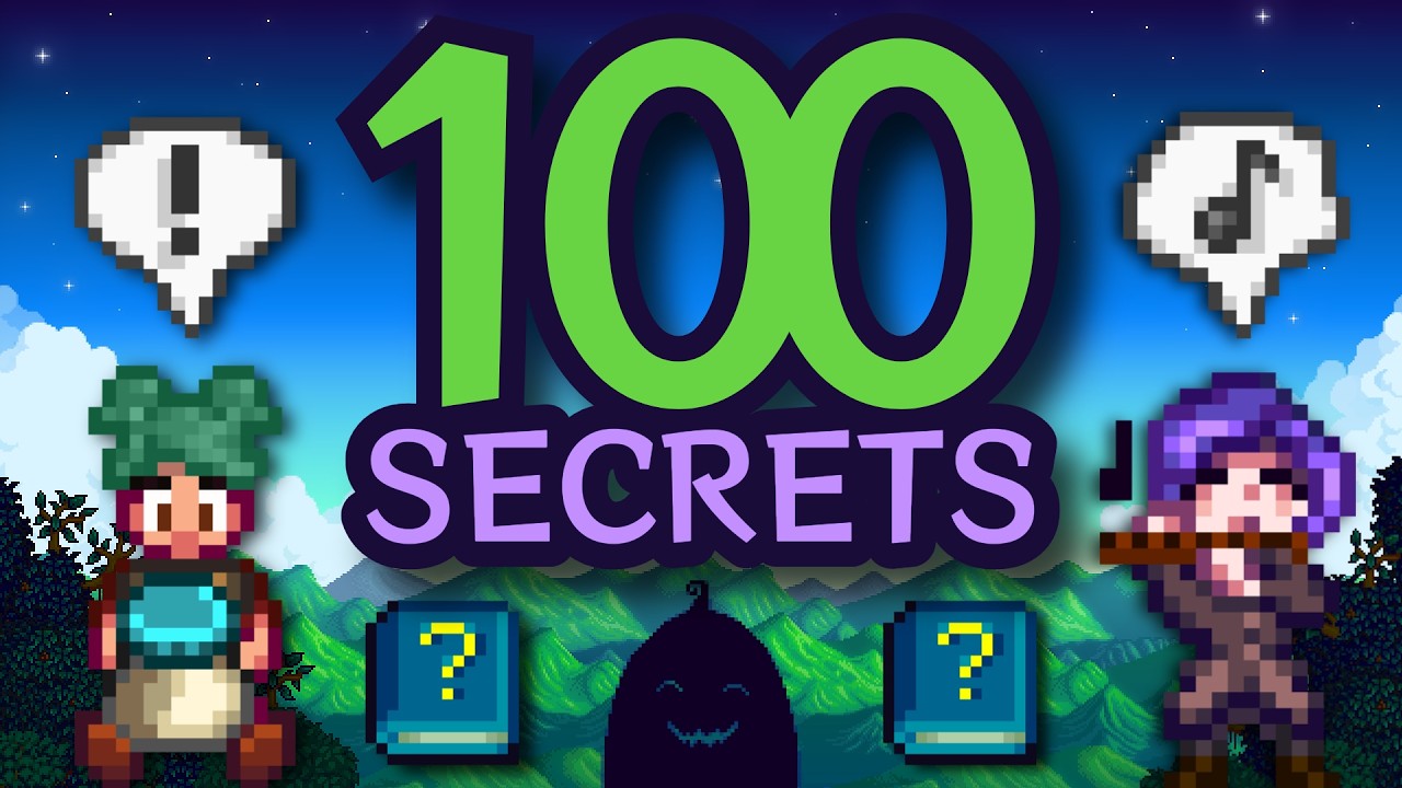 1 HOUR of Stardew Valley Secrets, Easter Eggs & Facts (1.6)