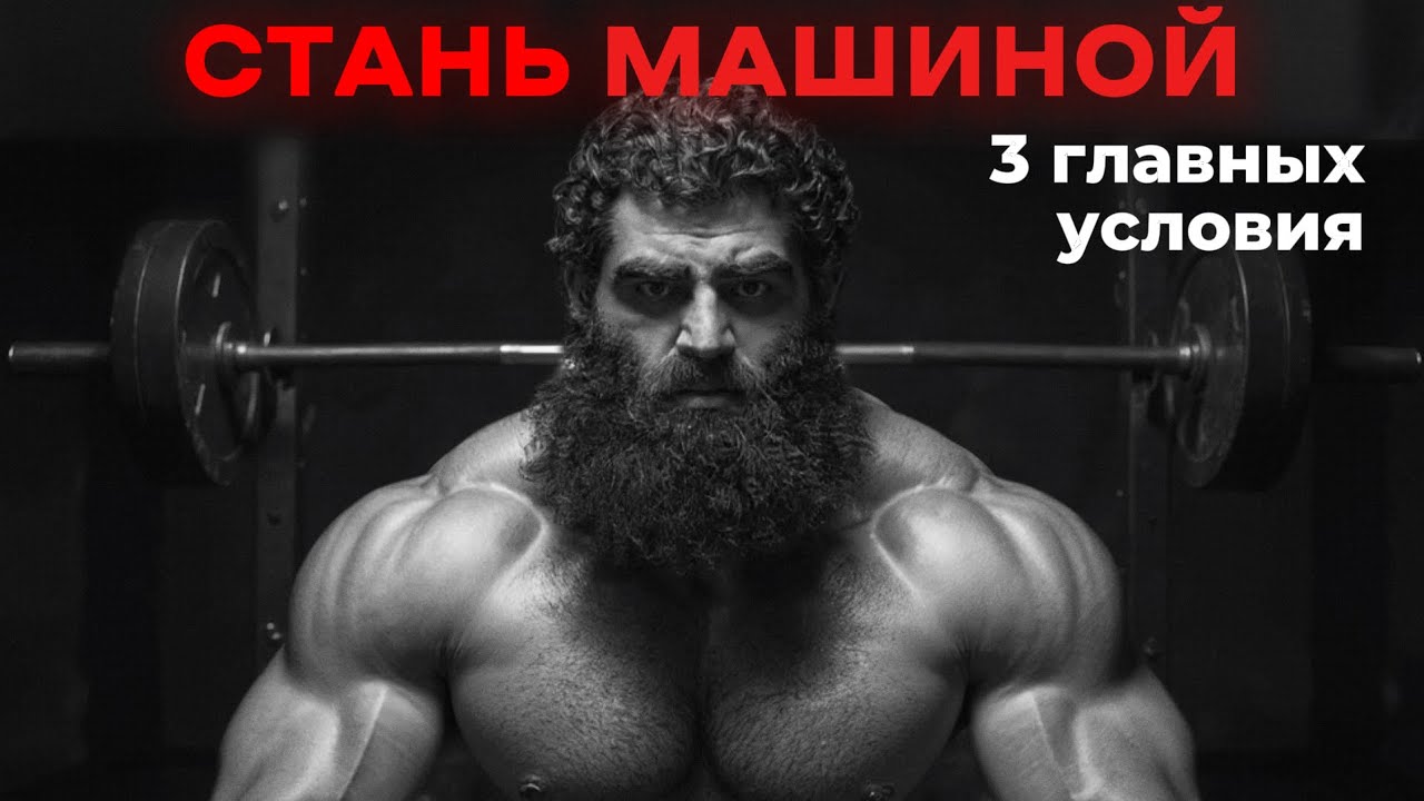 Секрет РОСТА мышц без ТРЕНИРОВОК - 3 ГЛАВНЫХ условия.