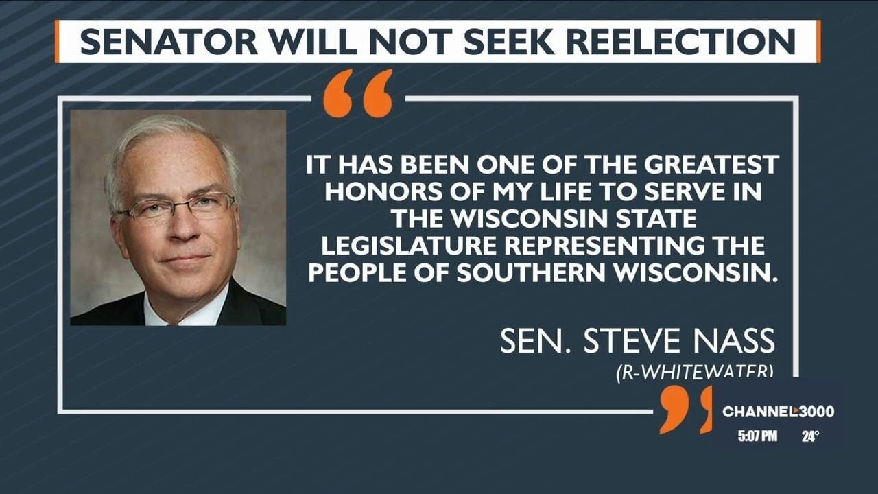 Wisconsin state senator not seeking reelection