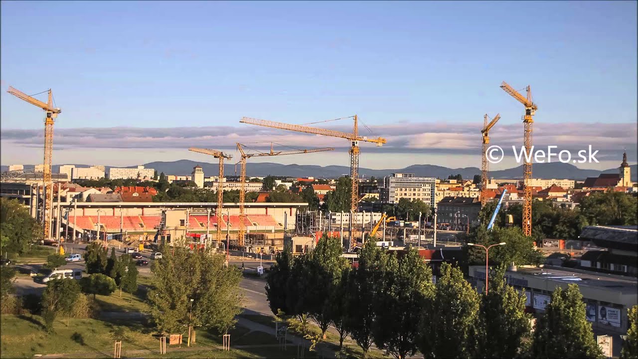 City Arena Trnava - výstavba